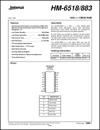 Click here to download HM-6518/883 Datasheet