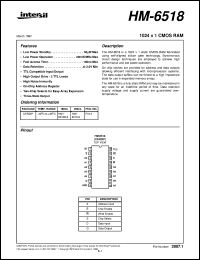 Click here to download HM-6518 Datasheet