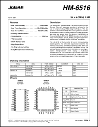 Click here to download HM-6516 Datasheet