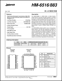 Click here to download HM-6516/883 Datasheet