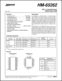 Click here to download HM-65262 Datasheet