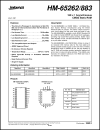 Click here to download HM-65262/883 Datasheet