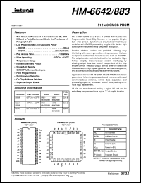 Click here to download HM-6642/883 Datasheet
