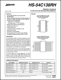 Click here to download HS-54C138 Datasheet