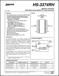 Click here to download HS-3374RH Datasheet