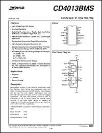 Click here to download CD4013BMS Datasheet