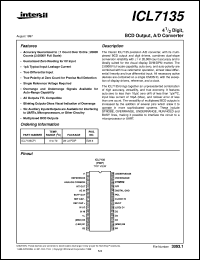 Click here to download ICL7135 Datasheet