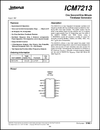 Click here to download ICM7213 Datasheet