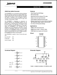 Click here to download CD4050BMS Datasheet
