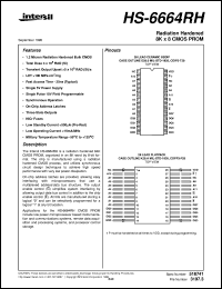 Click here to download HS-6664RH Datasheet