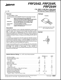 Click here to download FRF254D Datasheet