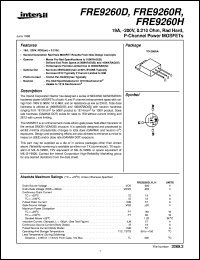 Click here to download FRE9260R Datasheet