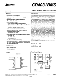 Click here to download CD4031BMS Datasheet