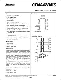 Click here to download CD4042BMS Datasheet