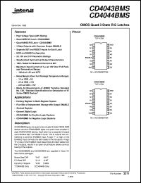 Click here to download CD4044BMS Datasheet