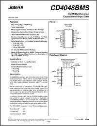 Click here to download CD4048BMS Datasheet