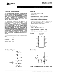 Click here to download CD4049UBMS Datasheet