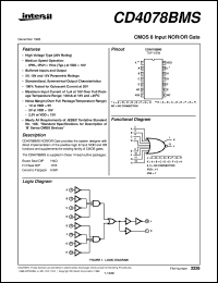 Click here to download CD4078BMS Datasheet
