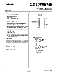 Click here to download CD4085BMS Datasheet