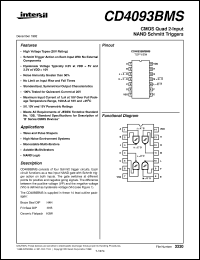 Click here to download CD4093BMS Datasheet