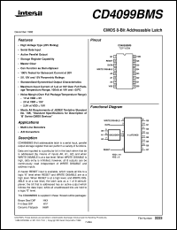 Click here to download CD4099BMS Datasheet