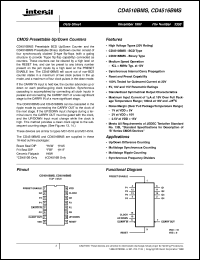 Click here to download CD4510BMS Datasheet