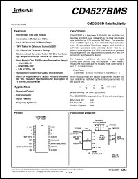 Click here to download CD4527BMS Datasheet