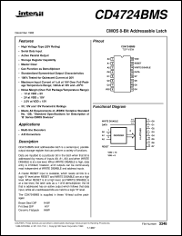 Click here to download CD4724BMS Datasheet