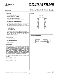 Click here to download CD40147BMS Datasheet