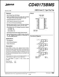 Click here to download CD40175BMS Datasheet