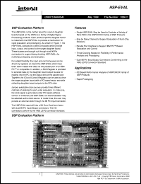 Click here to download HSP-EVAL Datasheet