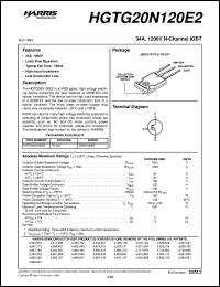 Click here to download HGTG20N120 Datasheet