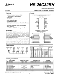 Click here to download HS-26C32 Datasheet