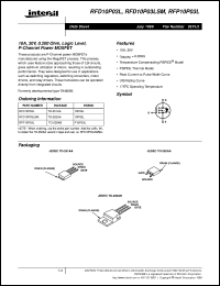 Click here to download RFD10P03 Datasheet