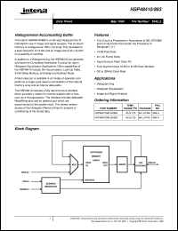Click here to download HSP48410/883 Datasheet