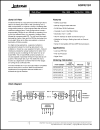 Click here to download HSP43124 Datasheet