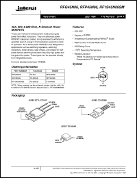 Click here to download RF1S45N06 Datasheet