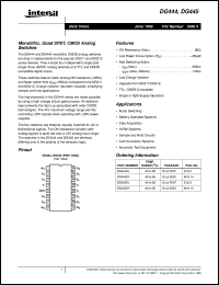 Click here to download DG444 Datasheet