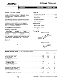 Click here to download RURD420 Datasheet