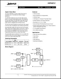 Click here to download HSP48212 Datasheet