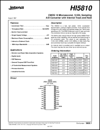 Click here to download HI5810 Datasheet