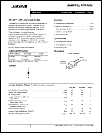 Click here to download RHRP840 Datasheet