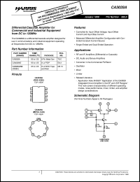 Click here to download CA3028 Datasheet