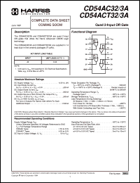 Click here to download CD54AC32 Datasheet