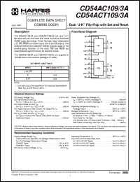 Click here to download CD54AC109F3A Datasheet