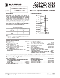 Click here to download CD54ACT112F3A Datasheet