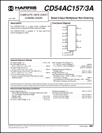 Click here to download CD54AC157 Datasheet