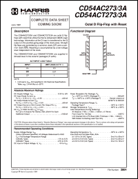 Click here to download CD54ACT273F3A Datasheet