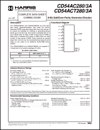 Click here to download CD54ACT280F3A Datasheet