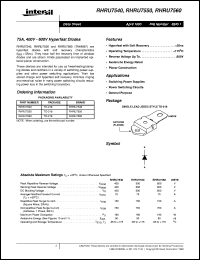 Click here to download RHRU7550 Datasheet